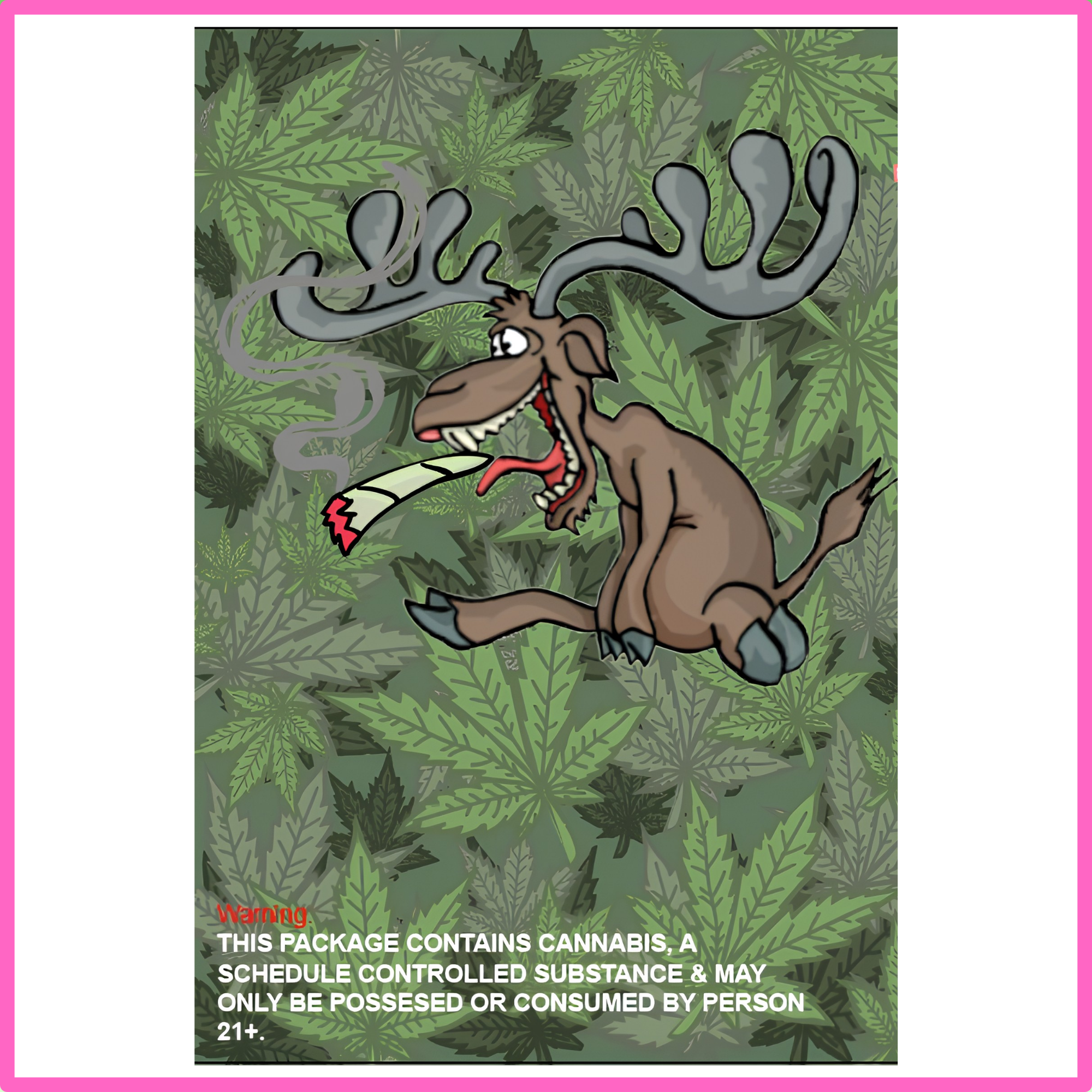 Wacky Moose Premium Pre-Rolls - Kingsize - Indoor - Durban Poison (Sativa)