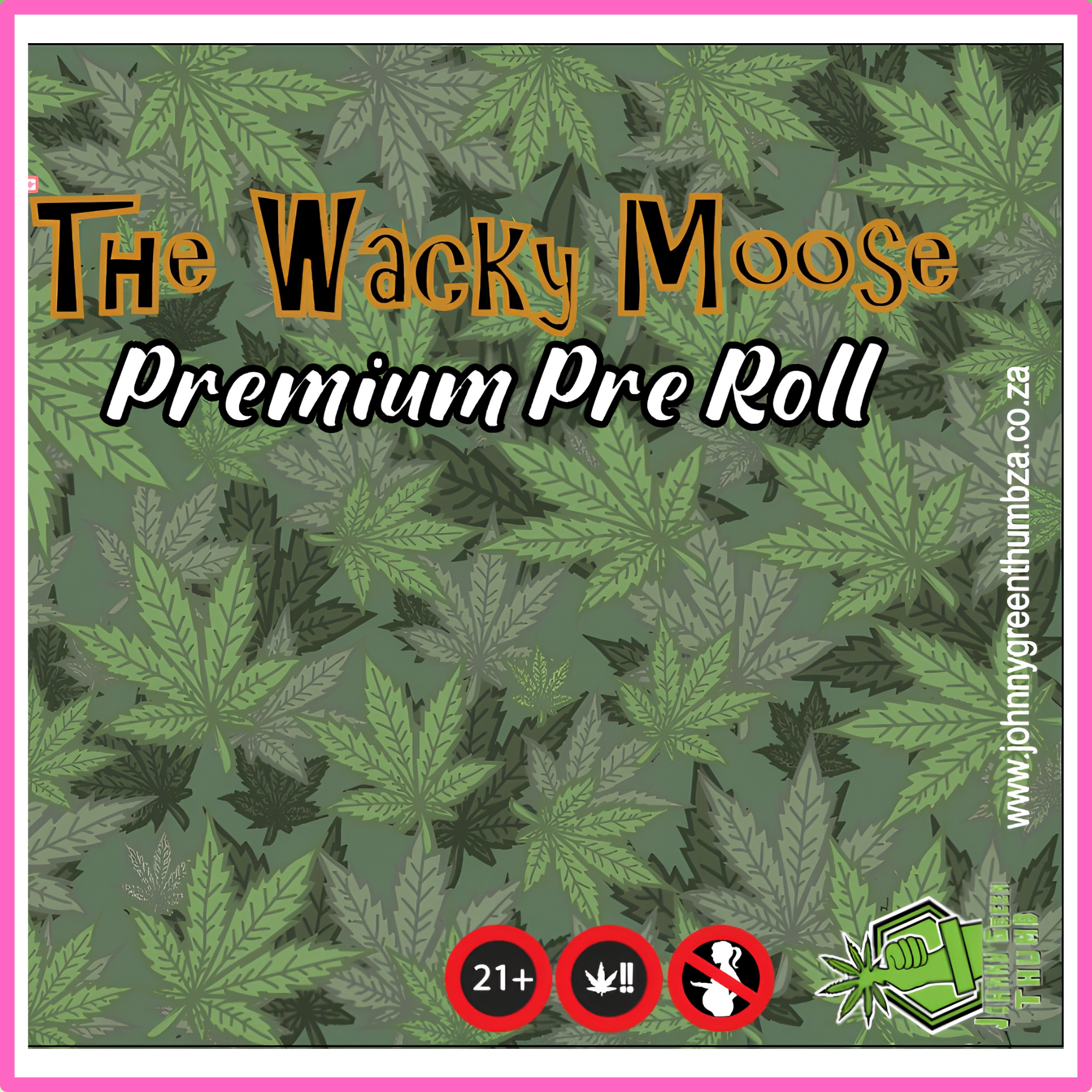 Wacky Moose Premium Pre-Rolls - Kingsize - Indoor - Durban Poison (Sativa)