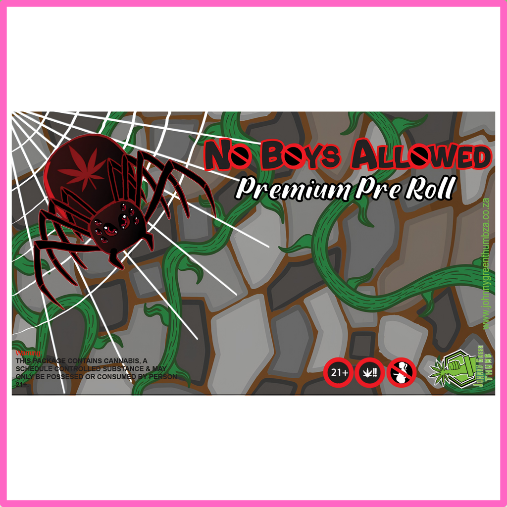 No Boys Allowed Premium Pre-Rolls - Kingsize - Greendoor - Sour Diesel (Sativa)