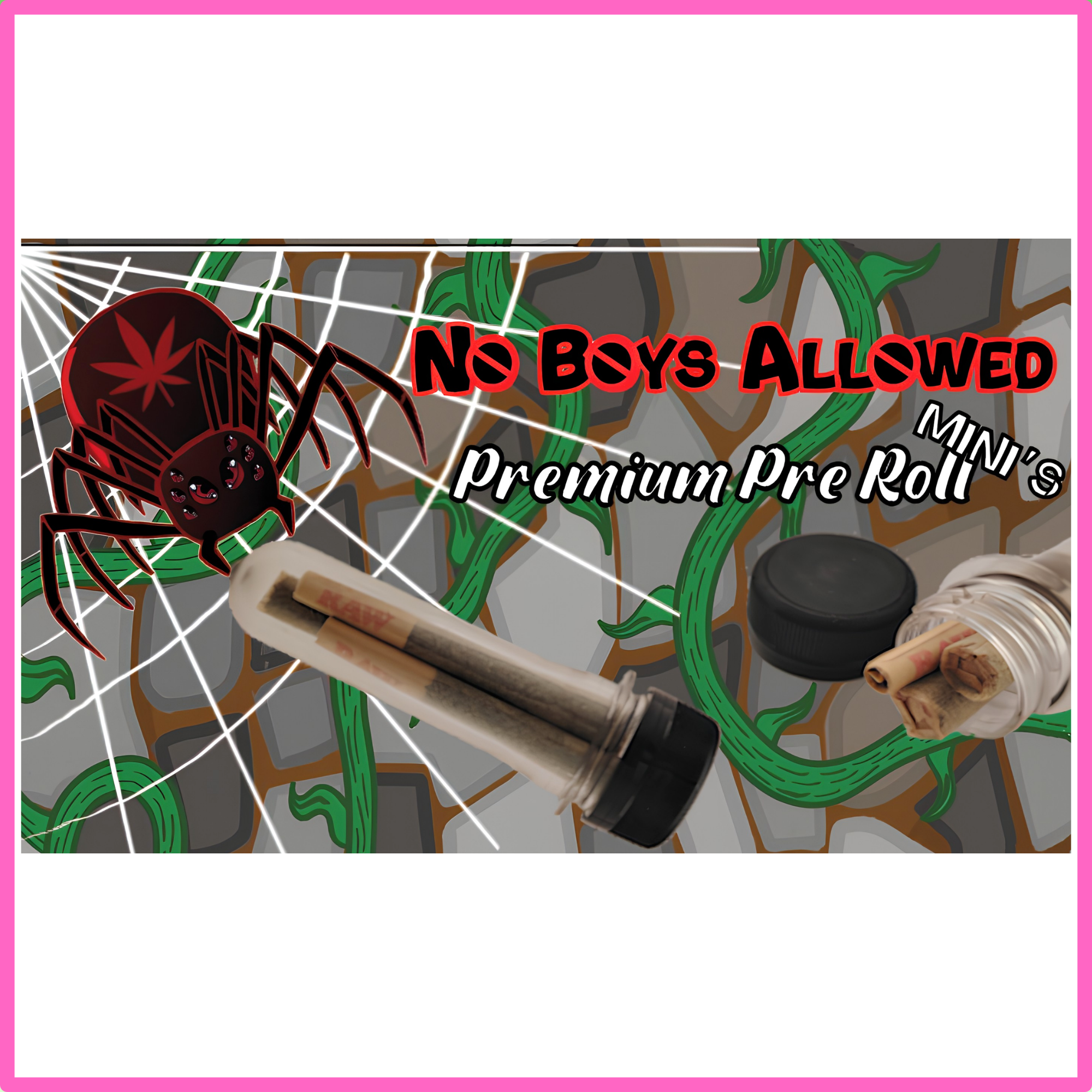 No Boys Allowed Premium Pre-Rolls - Mini's - Greendoor - Sour Diesel (Sativa) 3's