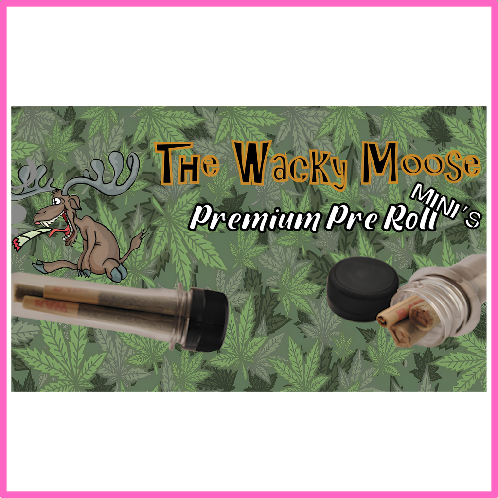 Wacky Moose Premium Pre-Rolls - Mini's - Indoor - Alaskan Purple (Indica) 3's