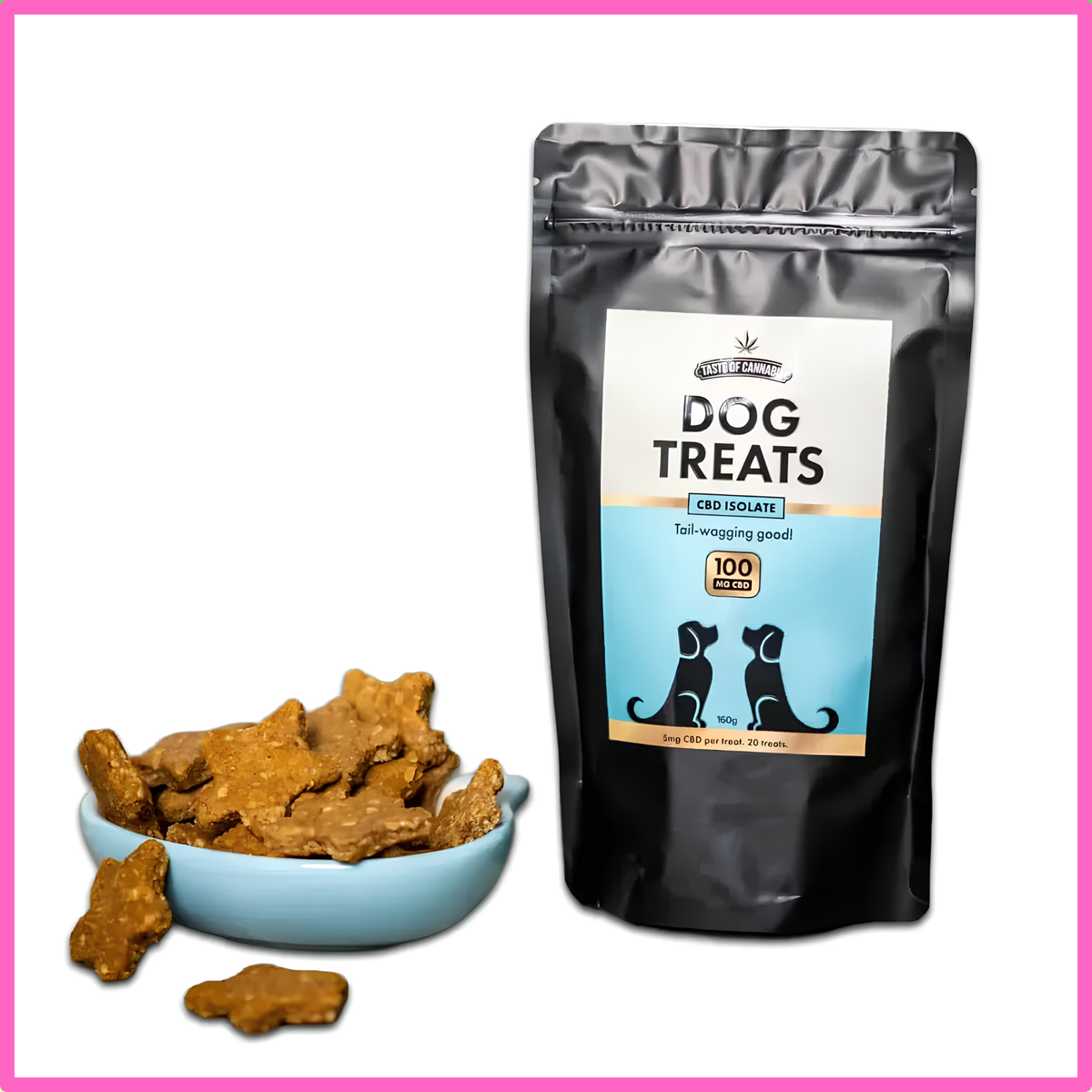 CBD Dog Treats - 100mg CBD Isolate (20x5mg)