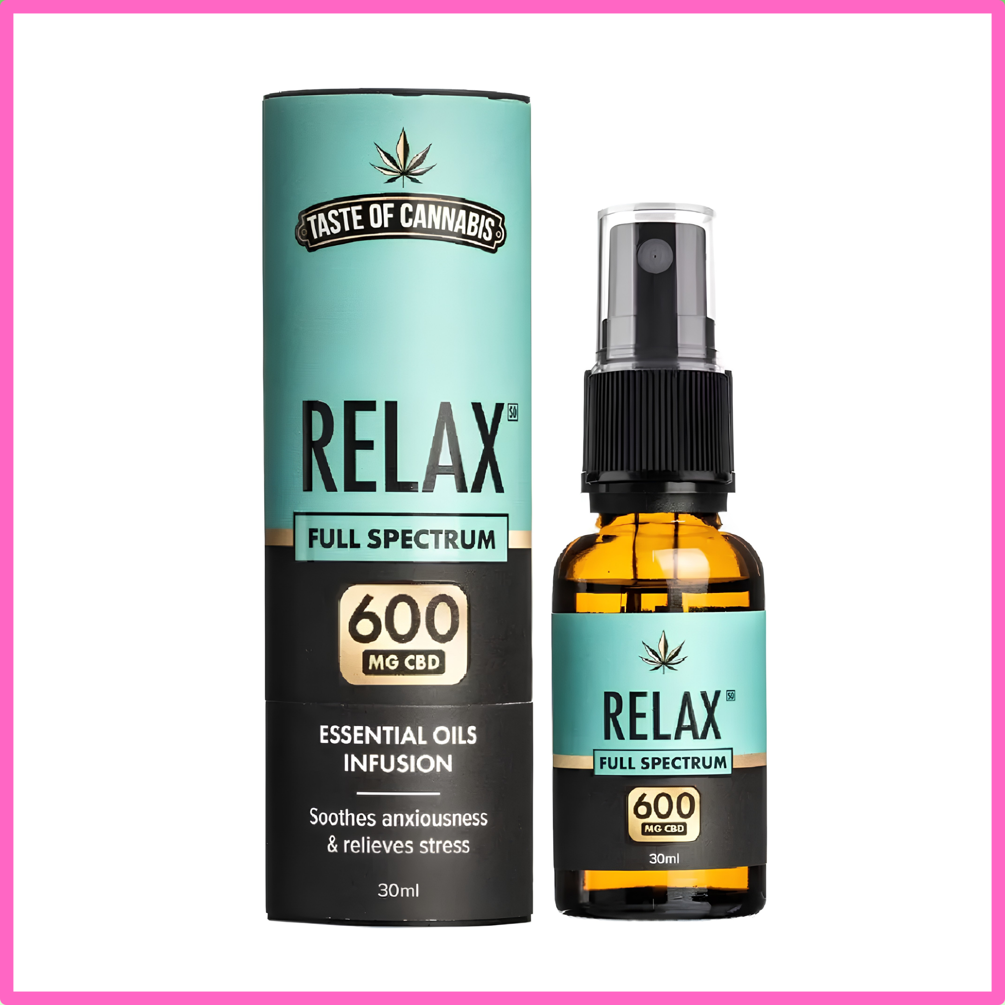 Relax - 600mg Full Spectrum CBD Oil 30ml