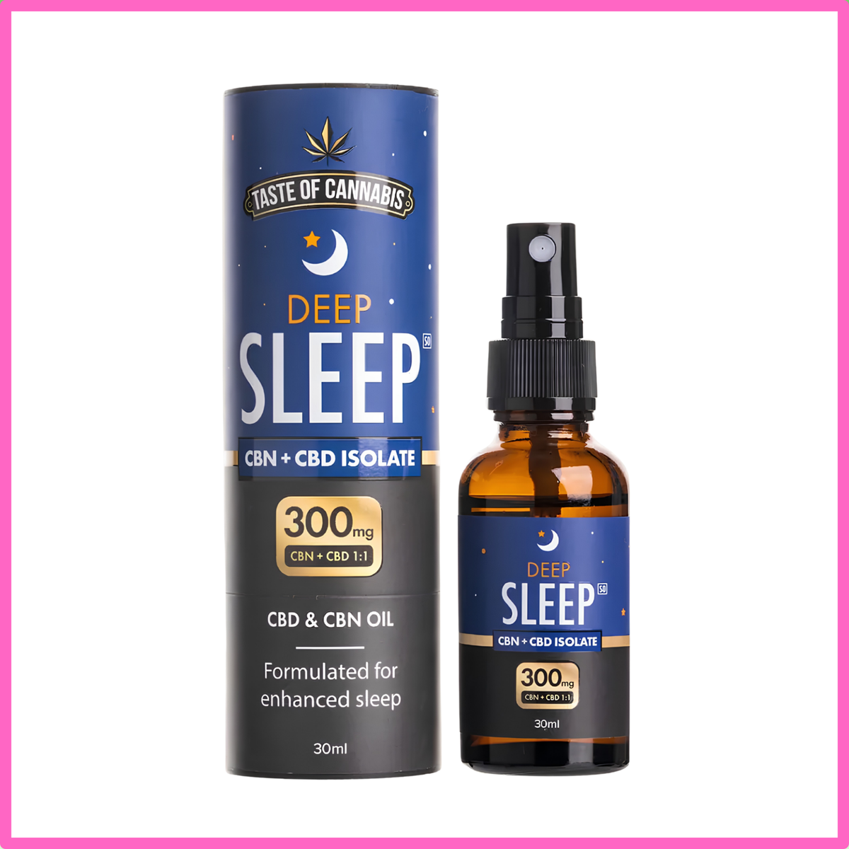 Deep Sleep - 300mg CBD/CBN Isolate Oil 30ml