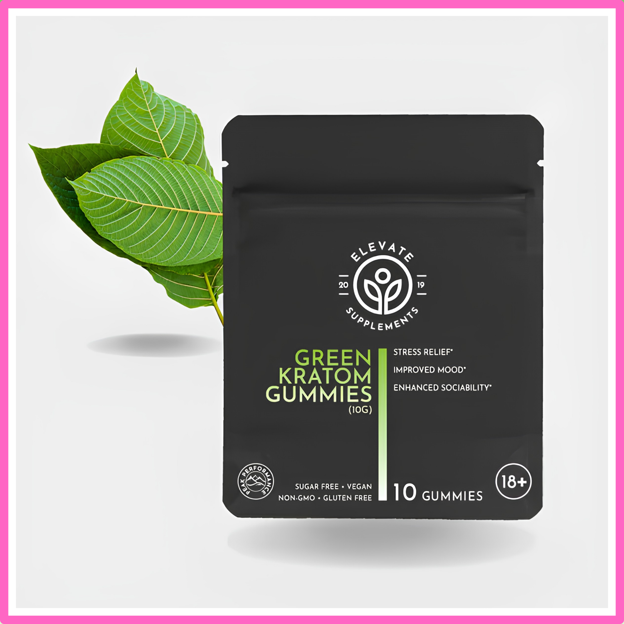 Green Kratom Gummies (10x1g)