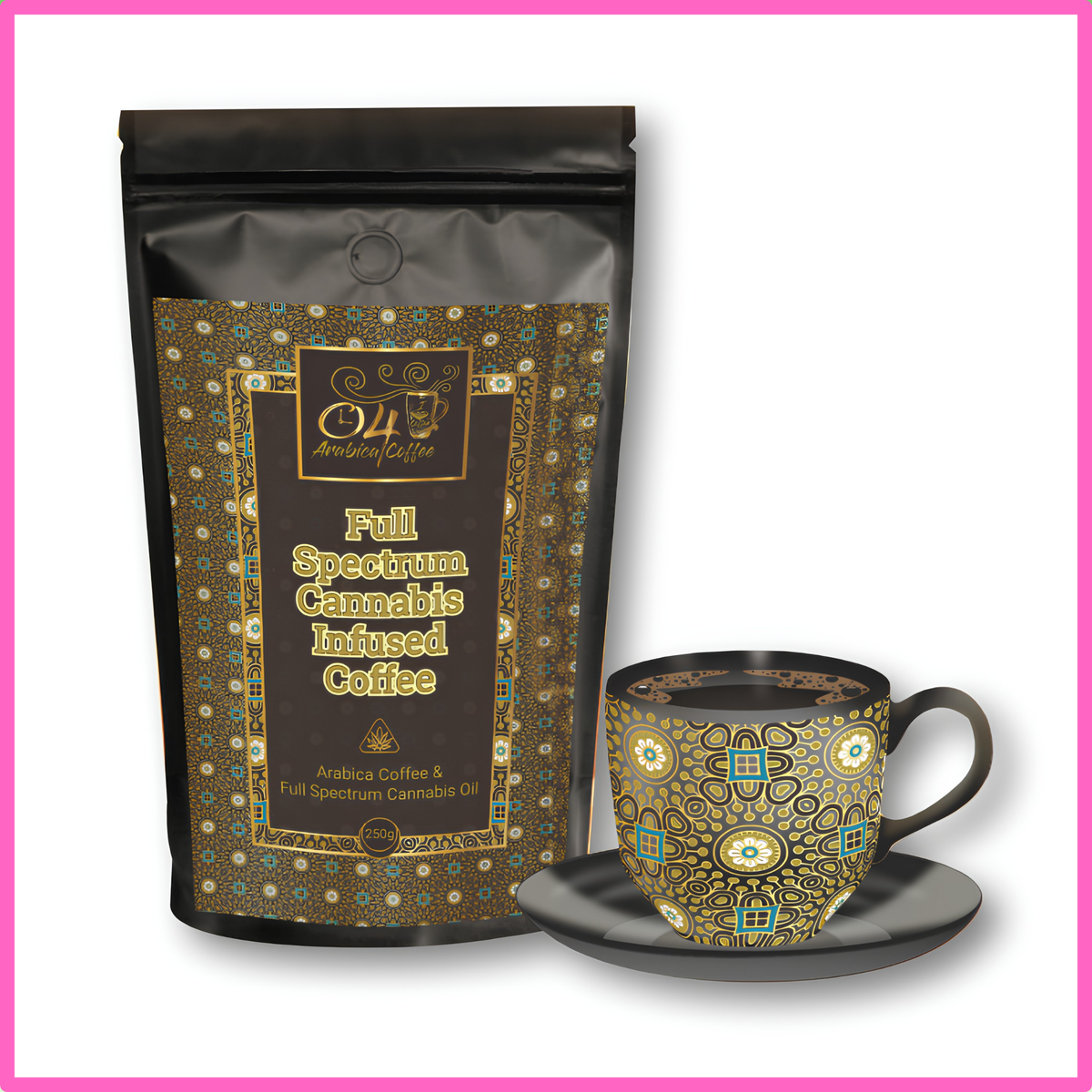 Time 4 Coffee - Full Spectrum Cannabis Infused Coffee 250g
