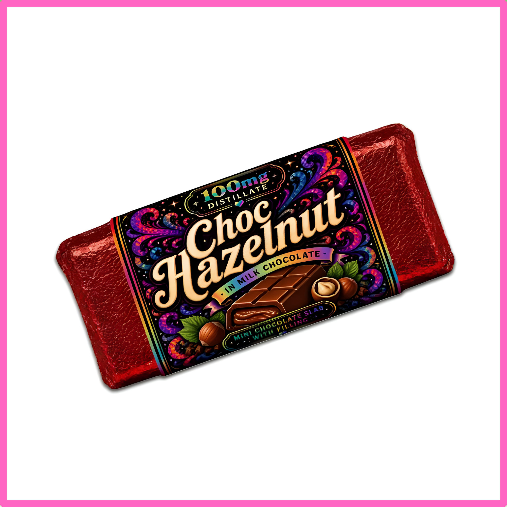 Choc Hazelnut Mini Chocolate Slabs 100mg (5 Packs)