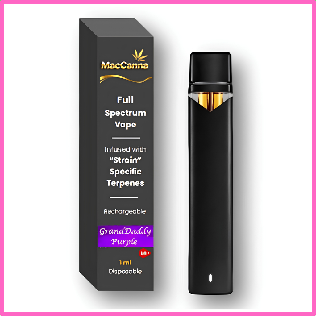 Full Spectrum Disposable Vape 1ml - GrandDaddy Purple (Indica)