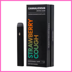 Distillate Cannabis Disposable Vape 1ml - Strawberry Cough (Sativa)
