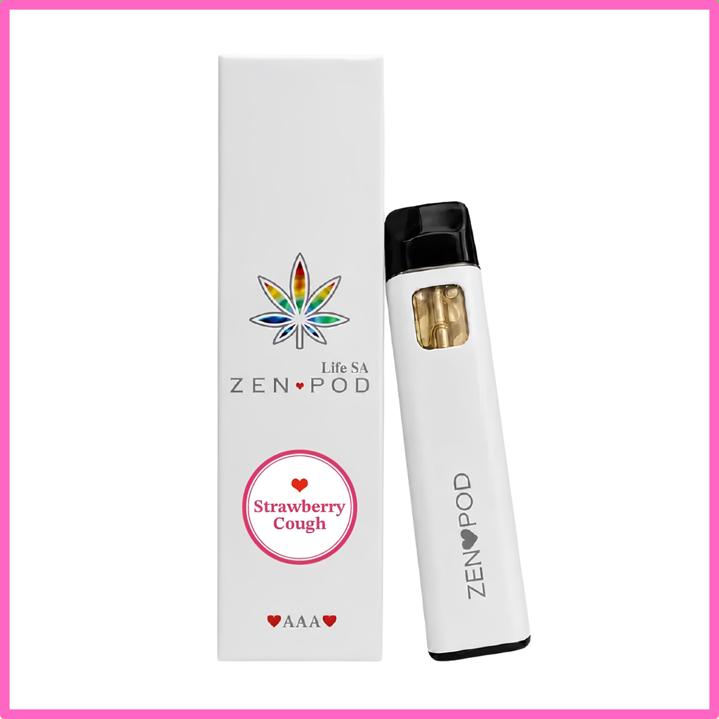 ZenPod Disposable Vapes 1ml - Strawberry Cough (Sativa)