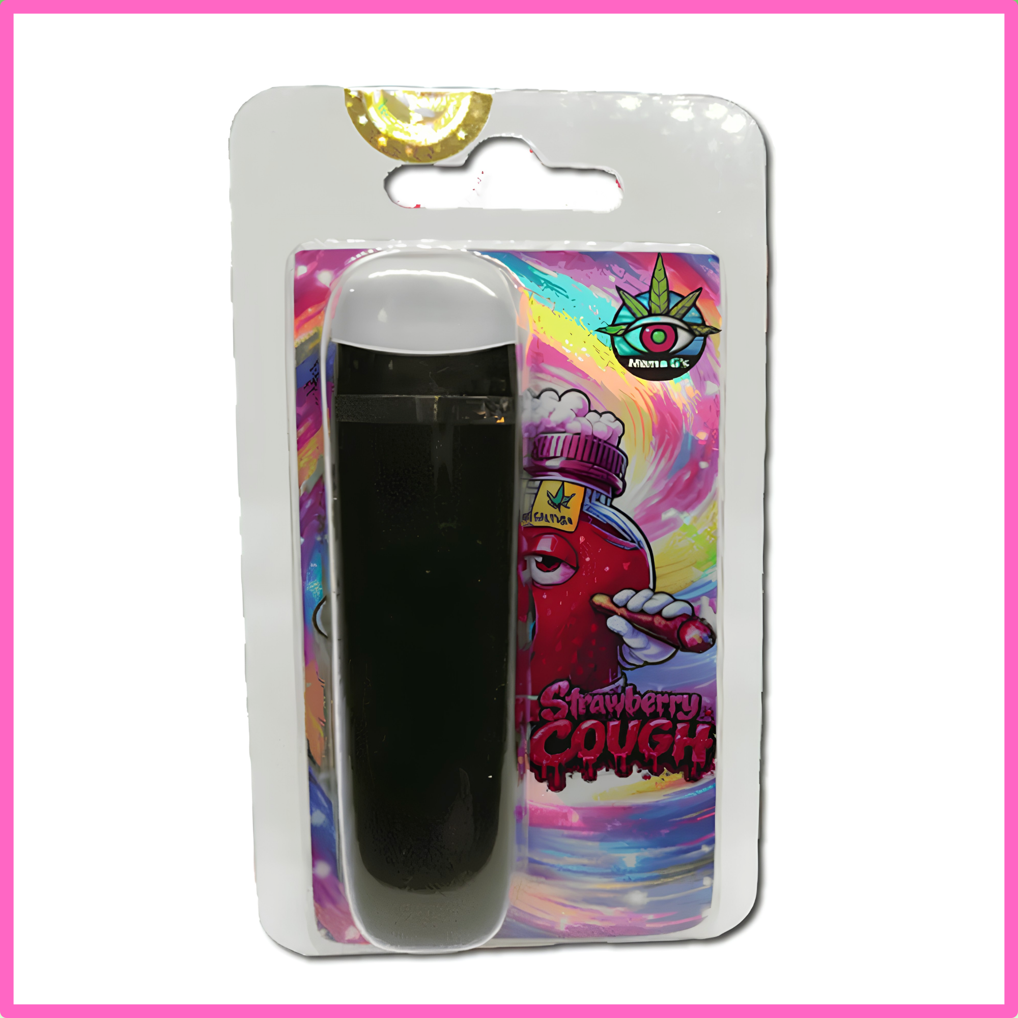 Pure Distillate Disposable Vapes 1ml - Strawberry Cough (Sativa)