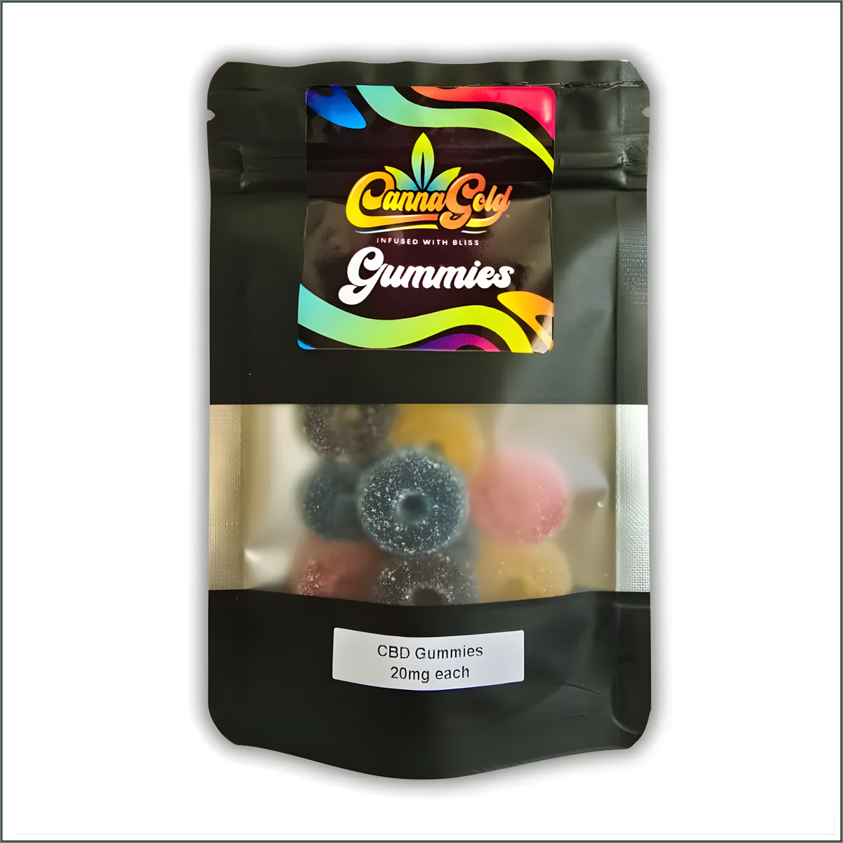 CBD Gummies Round 200mg (10x20mg)