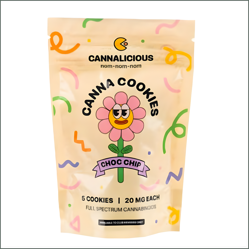 Cannalicious Cookies Choc Chip 100mg (5x20mg)