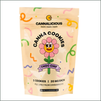 Cannalicious Cookies Choc Chip 100mg (5x20mg)
