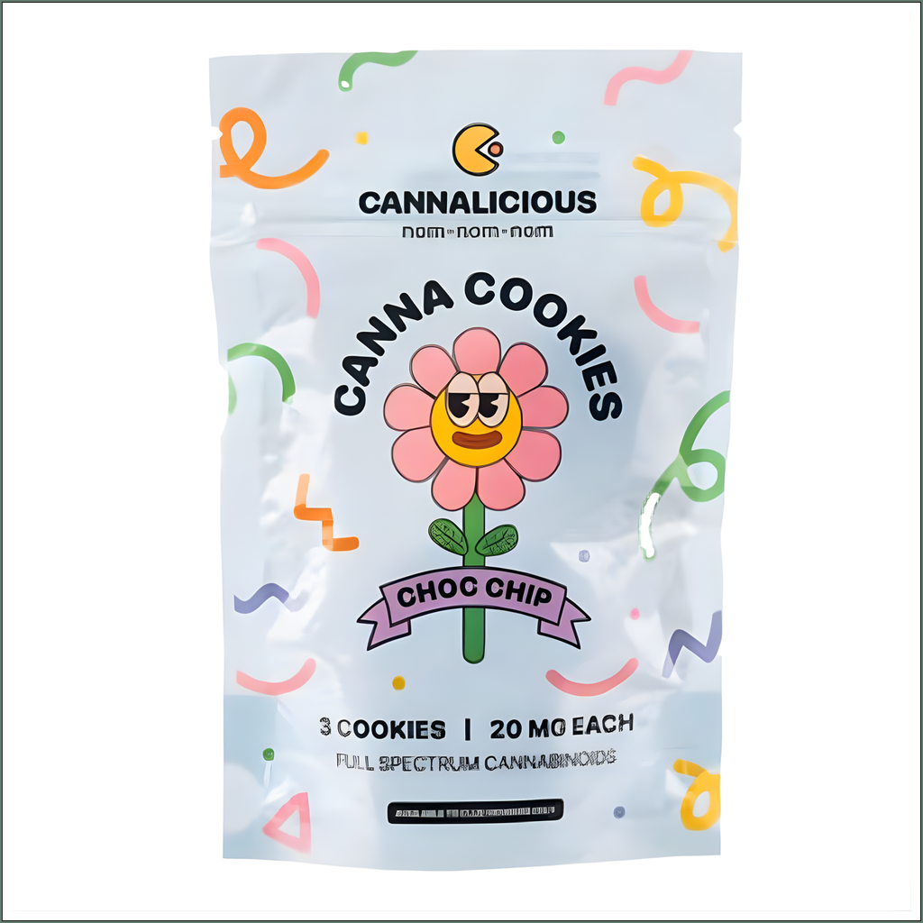 Cannalicious Cookies Choc Chip 60mg (3x20mg)