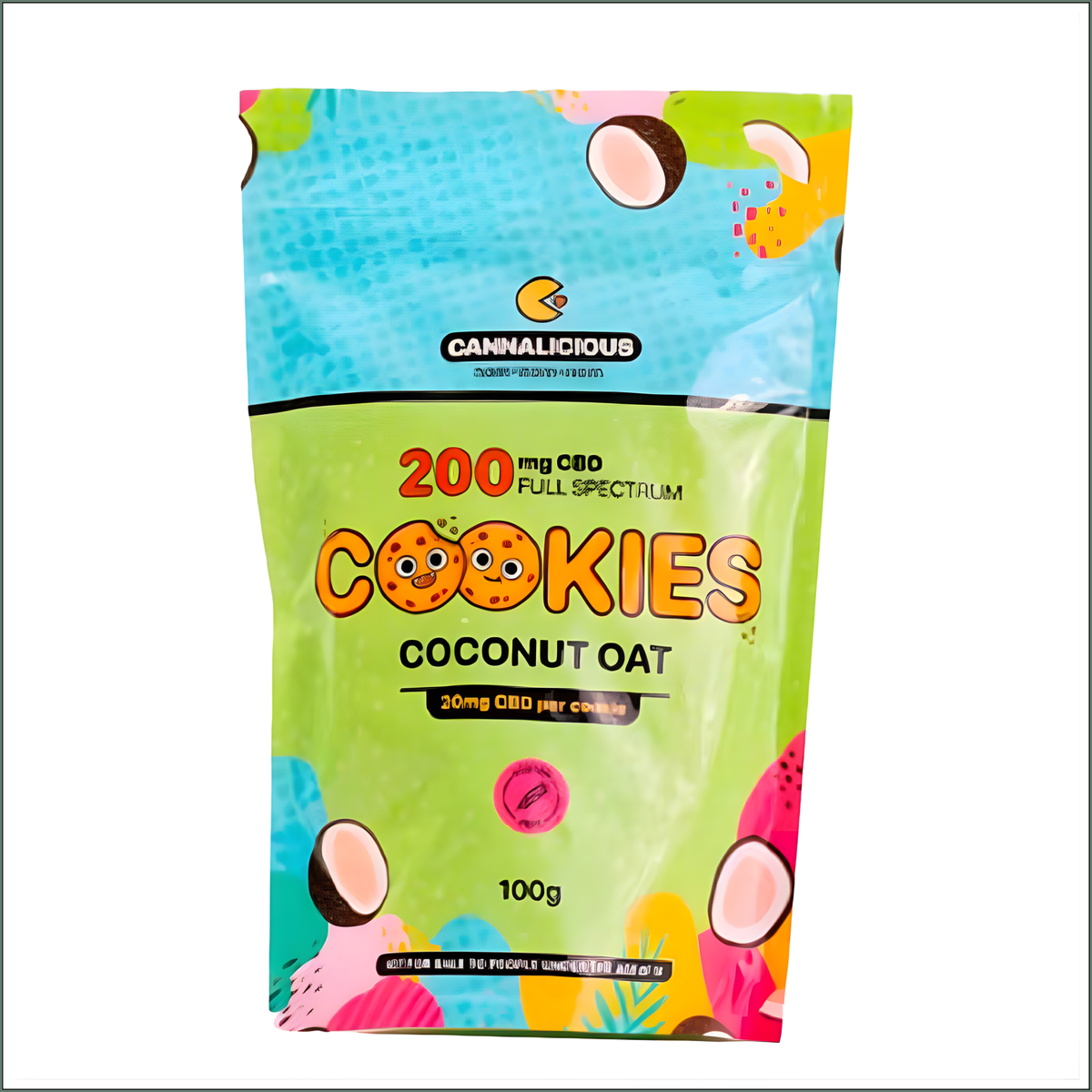 Cannalicious Cookies Coconut Oat 200mg (10x20mg)