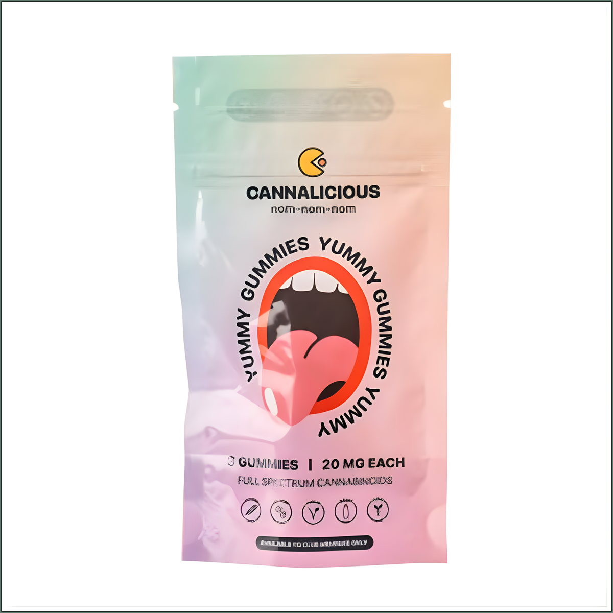 Cannalicious Yummy Gummies 60mg (3x20mg)