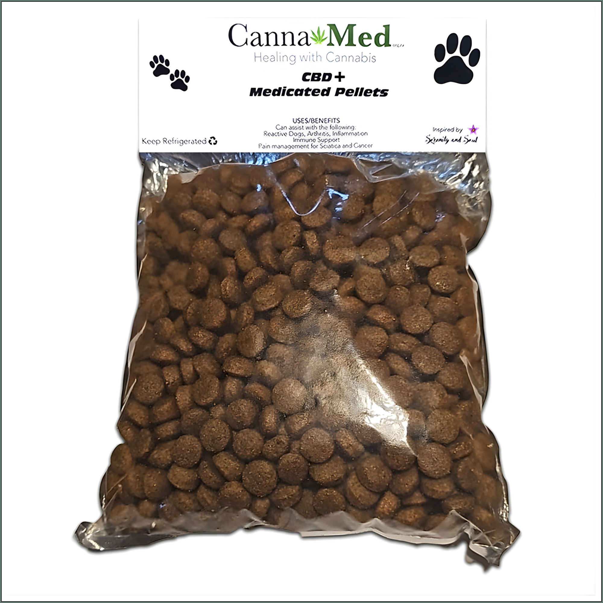 CBD Plus Medicated Pellets 1kg Bag