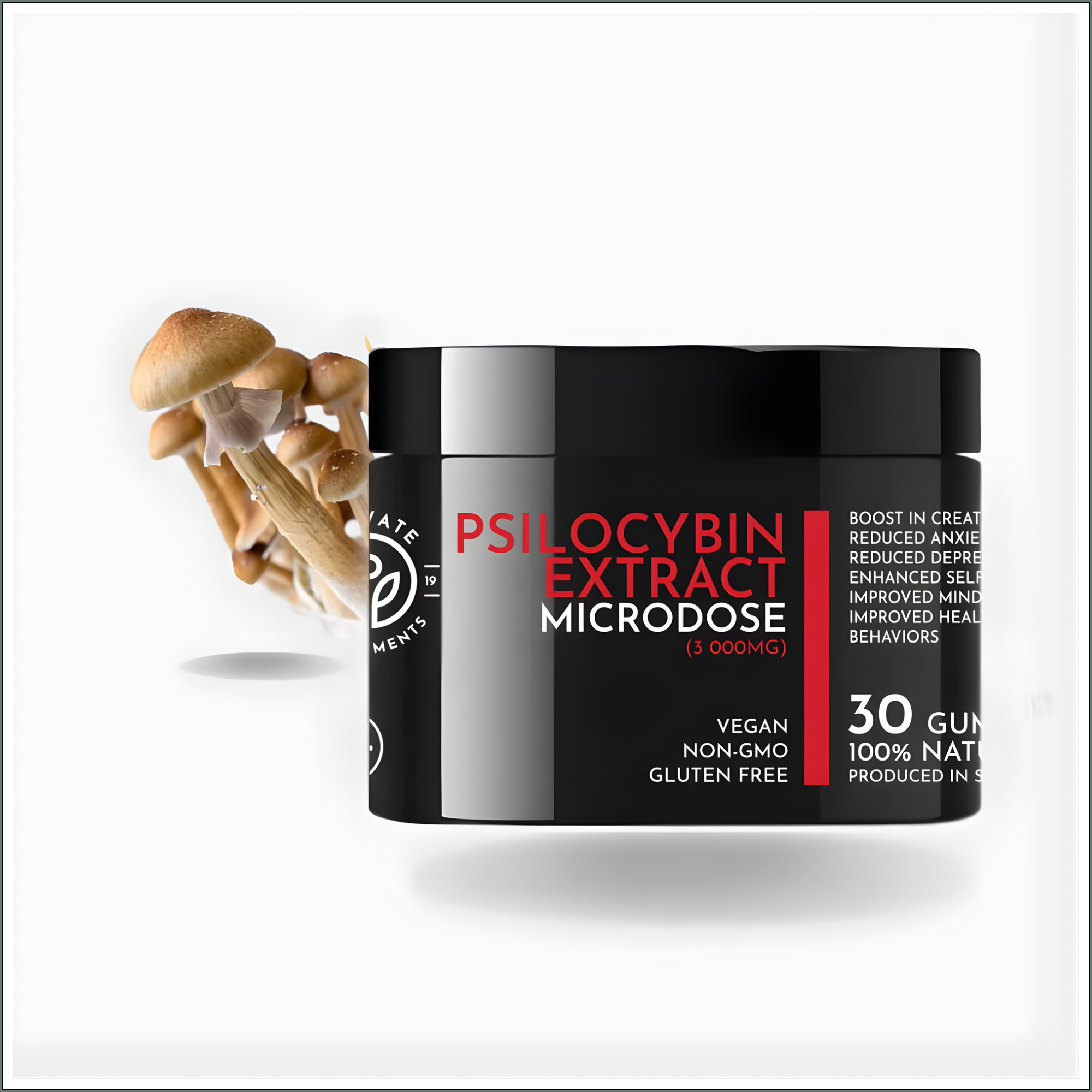 Psilocybin Cubensis Microdose Gummies (30x100mg)