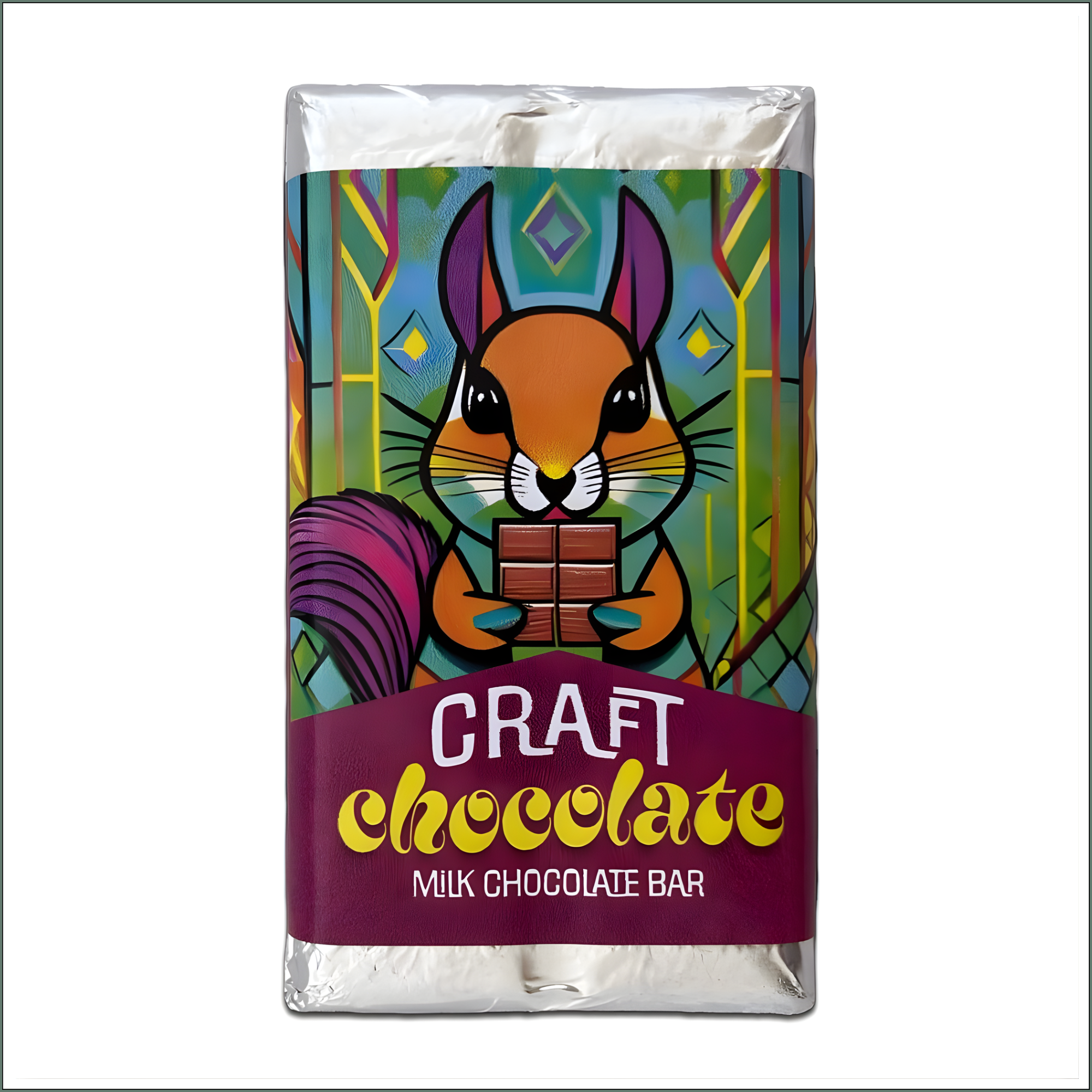 Trippy Nootropic Craft Chocolate Bar 35g - Milk Chocolate