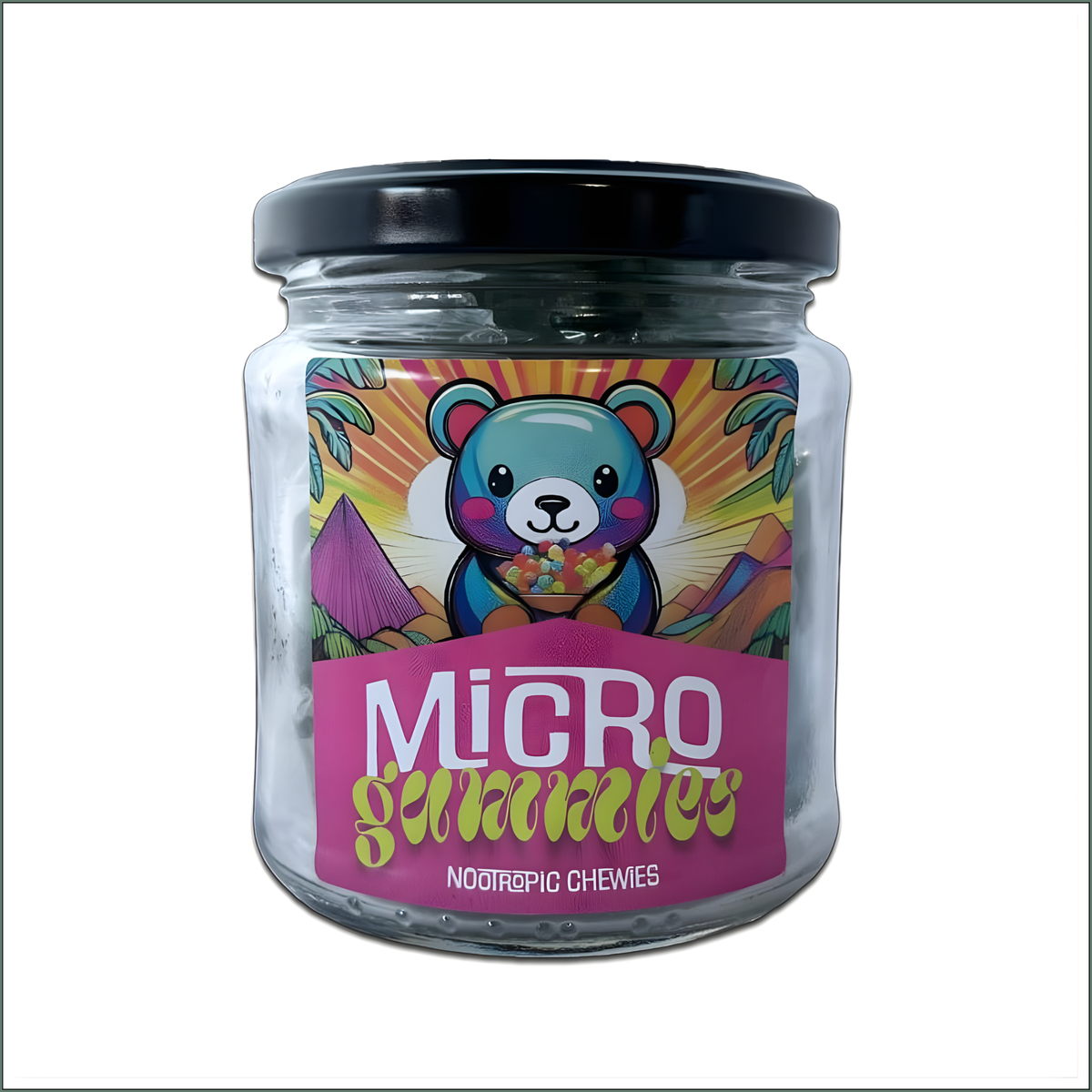 Trippy Nootropic Microdosing Gummies HERO Jar 4000mg (20x200mg)