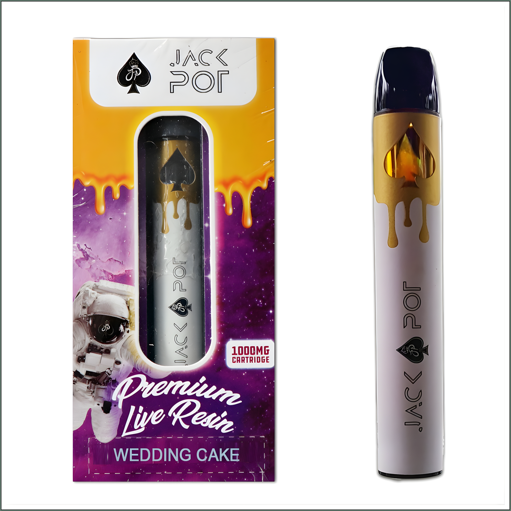 Live Resin Disposable Vapes 1ml - Wedding Cake (Indica-leaning Hybrid)