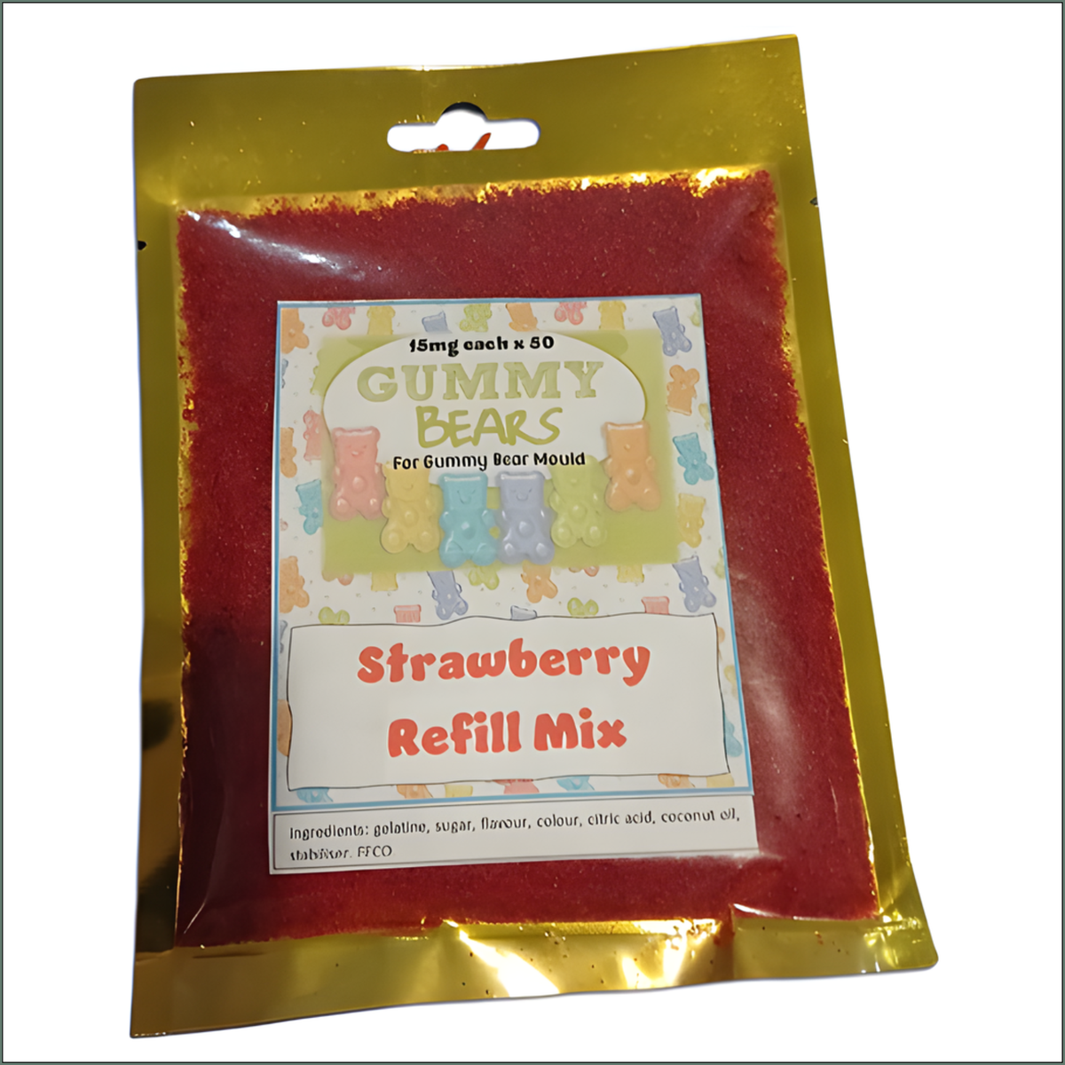 Canna Gummy Refill Mix with Distillate for 50 cavities (4 Flavours)