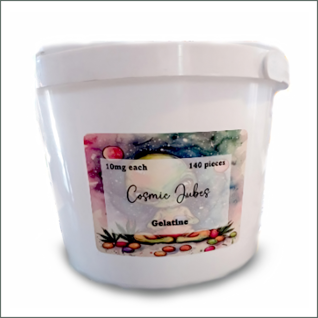 Gummies - Cosmic Jubes Party Tub 1400mg (140x10mg)