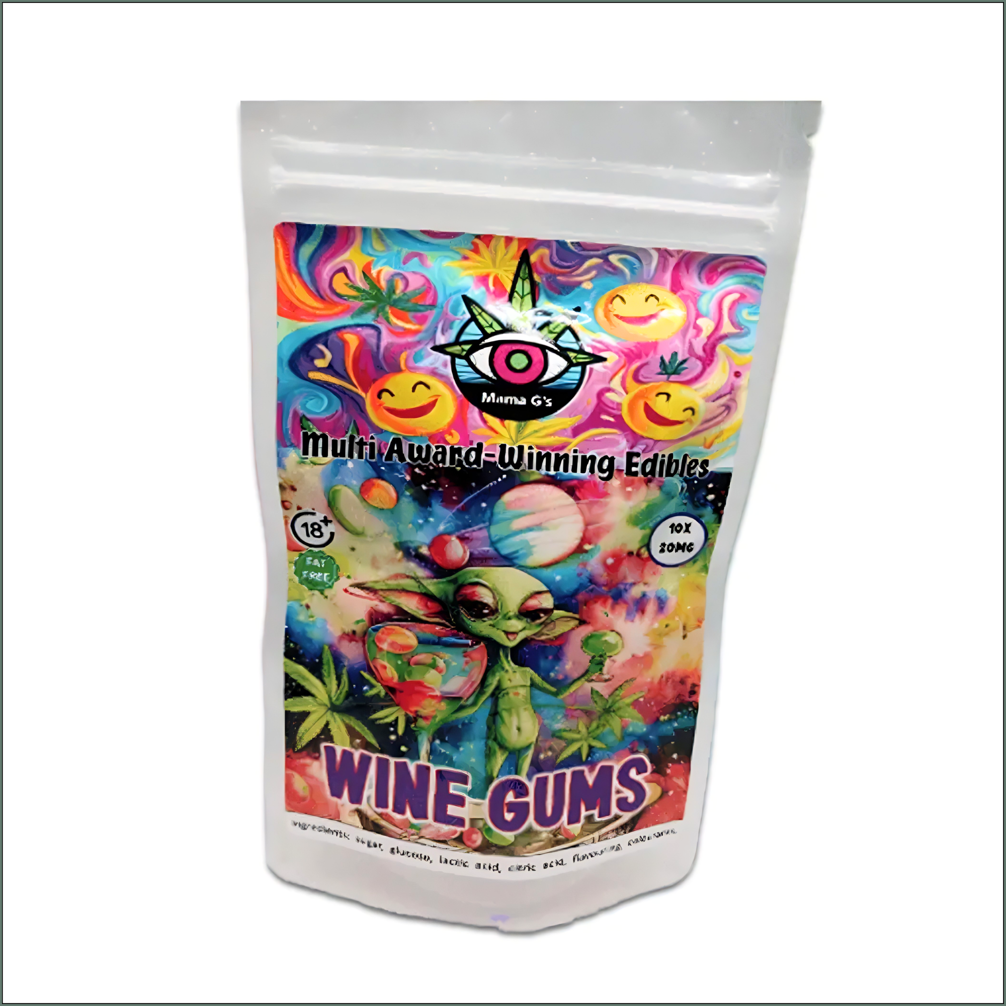 Gummies - Wine Gums 200mg (10x20mg)