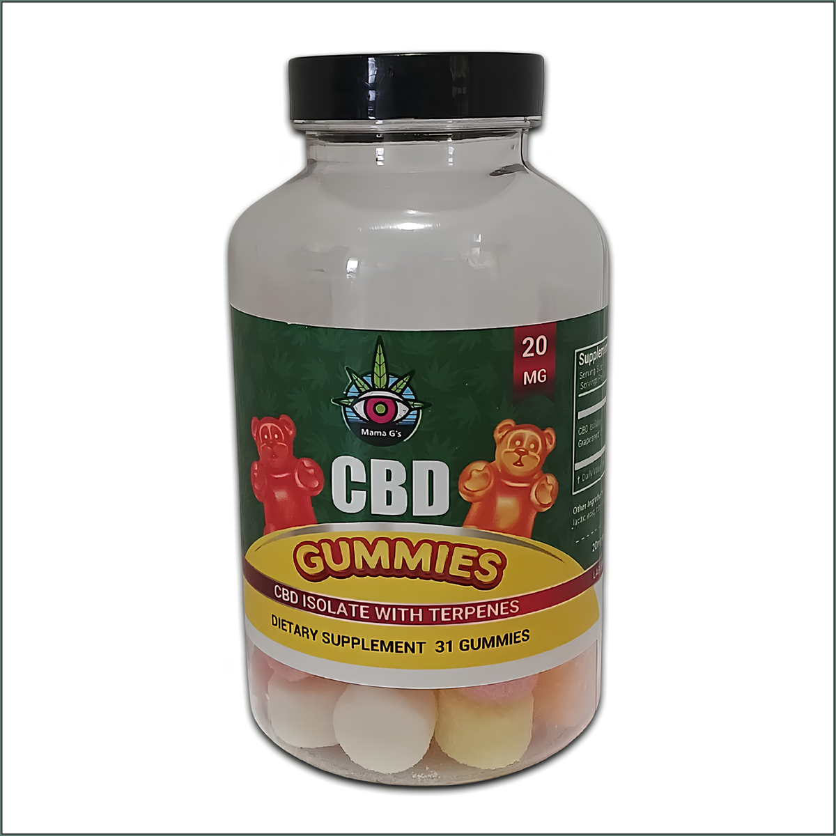 CBD Fruit Pastilles - Vegan Gummies 620mg (31x20mg)