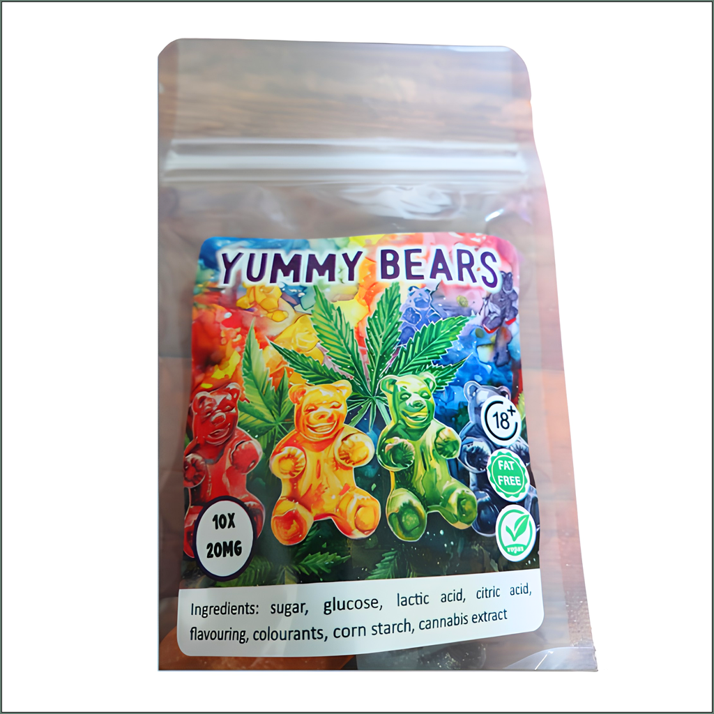 Vegan Gummies - Yummy Bears 200mg (10x20mg)