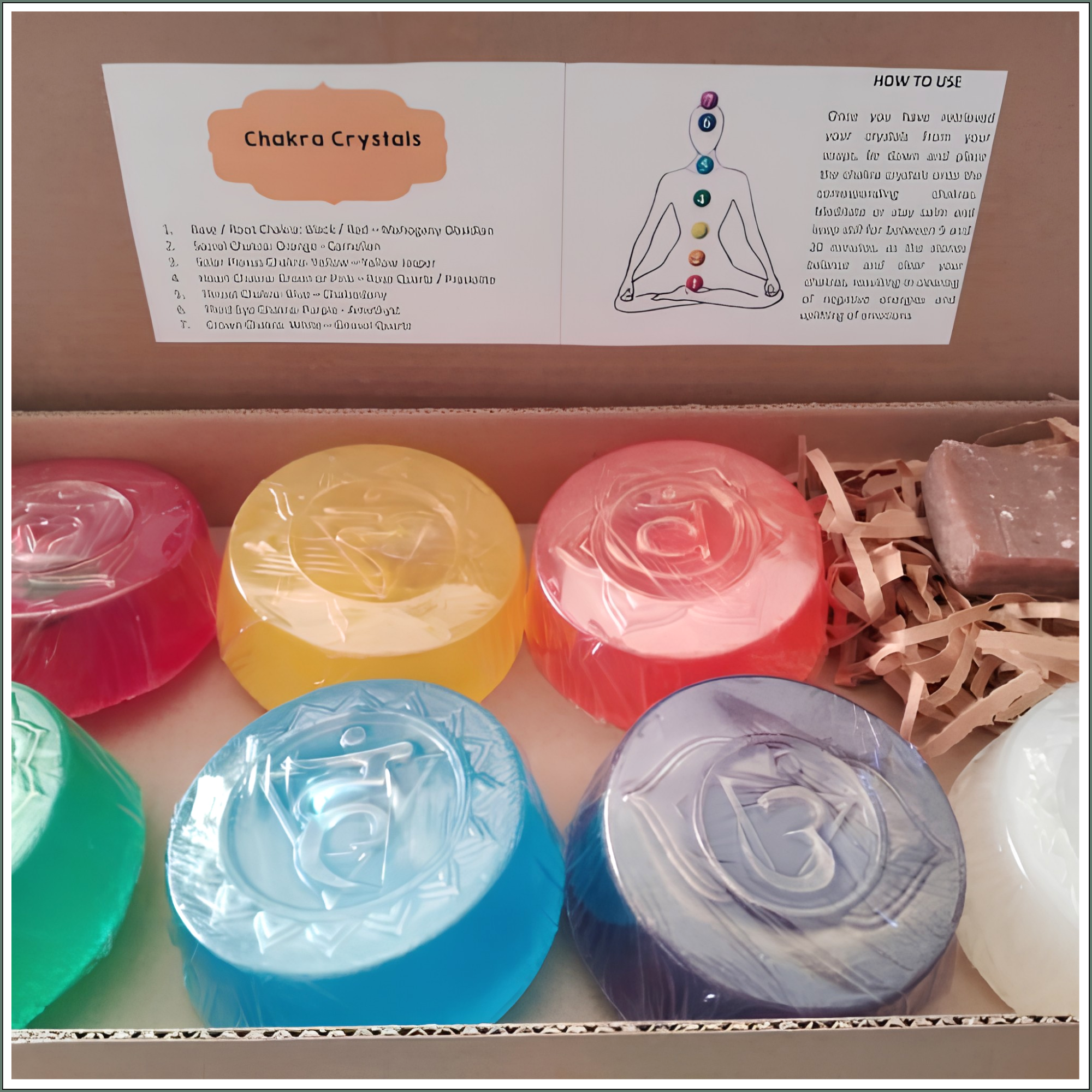 Chakra Soap Set with CBD