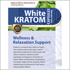 Raw Earth Organics White Kratom 60's
