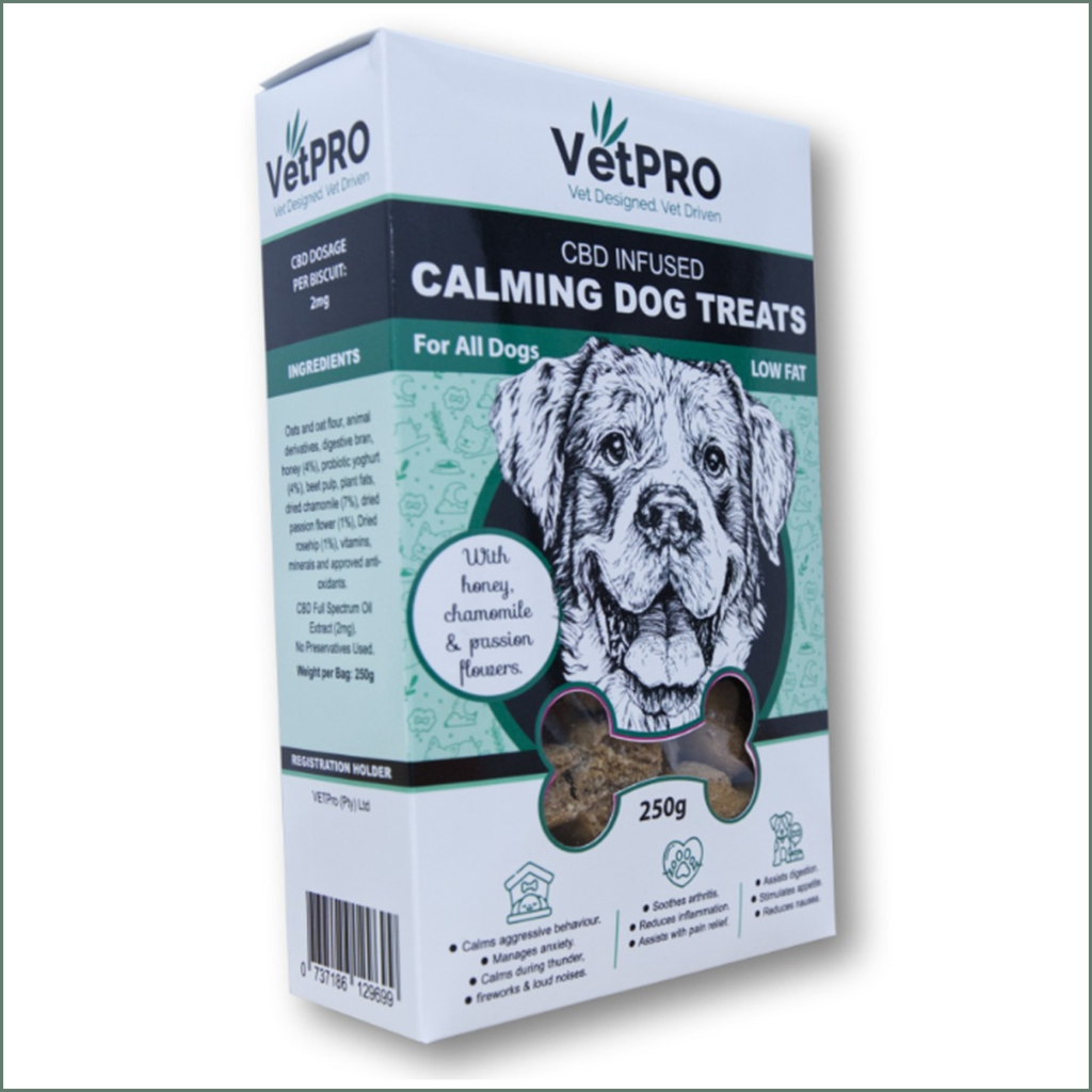 VetPro CBD Dog Biscuits 250g - Calming