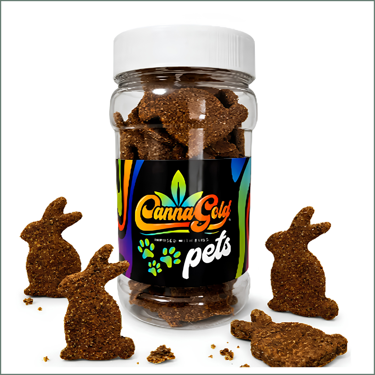 CBD Pet Treats - Bunny Bites - Sweet Potato & Lamb Liver Biltong 125mg (25x5mg)