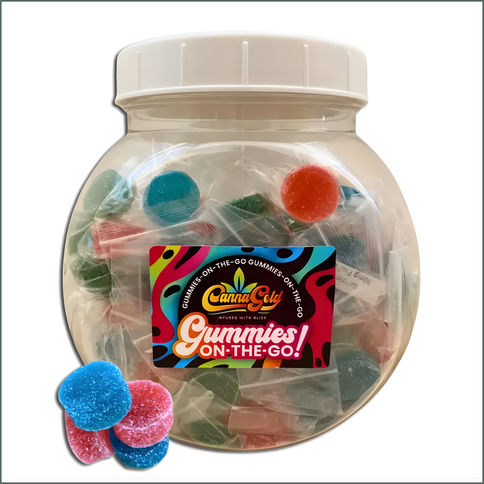 Gummies-On-The-Go (Round) - Full Spectrum 2340mg (78x30mg Tub)