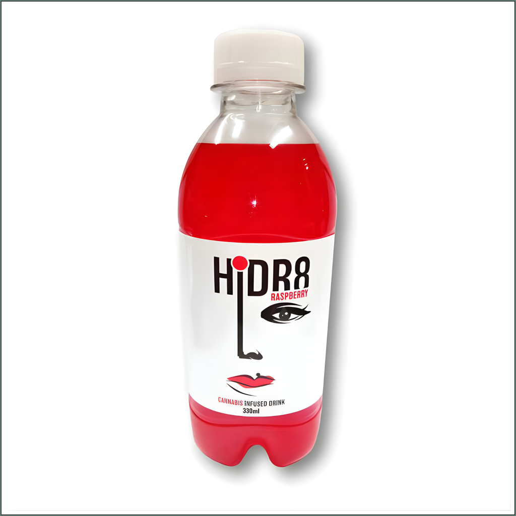 HiDR8 Cannabis Infused Drink 30mg - Raspberry (330ml)