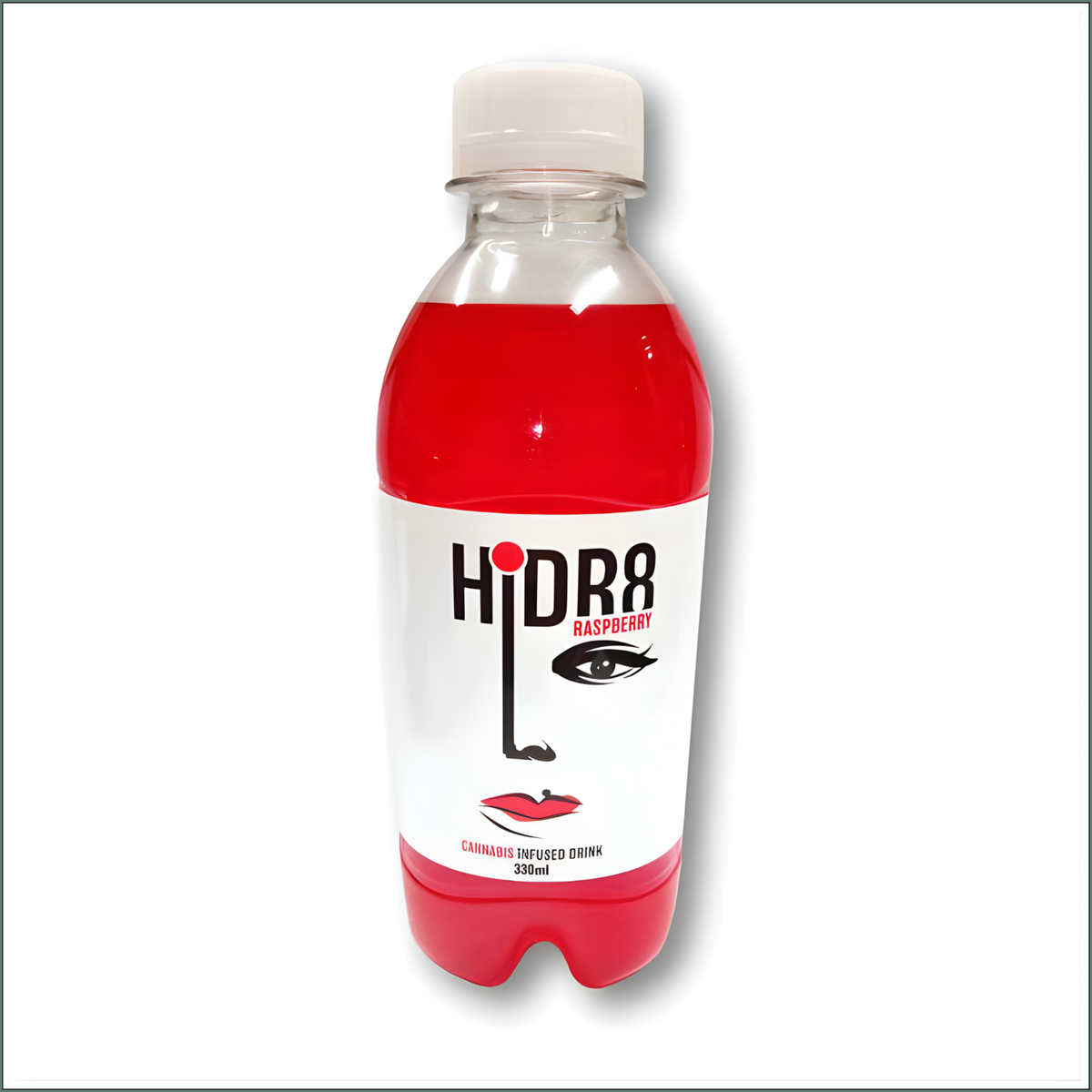 HiDR8 Cannabis Infused Drink 30mg - Raspberry (330ml)