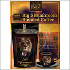 Time 4 Coffee - Big 5 Mushroom Blended Coffee 250g