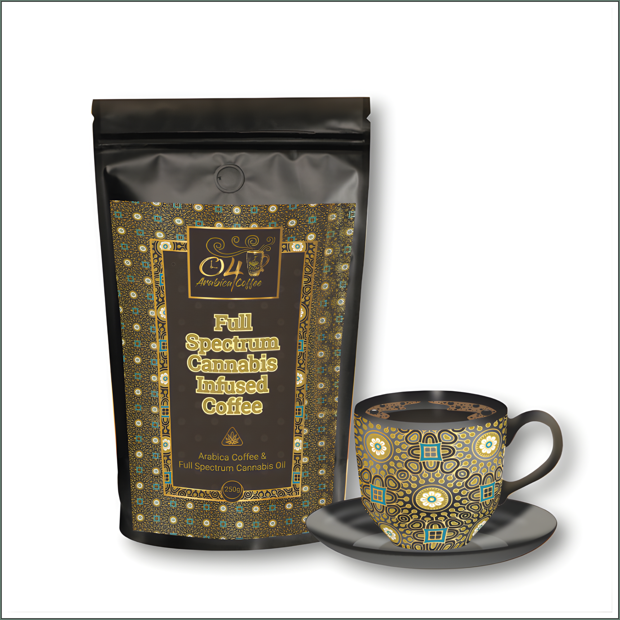 Time 4 Coffee - Full Spectrum Cannabis Infused Coffee 250g