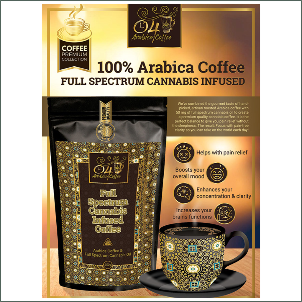 Time 4 Coffee - Full Spectrum Cannabis Infused Coffee 250g