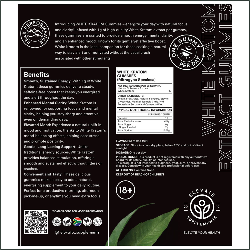 White Kratom Gummies (30x1g)