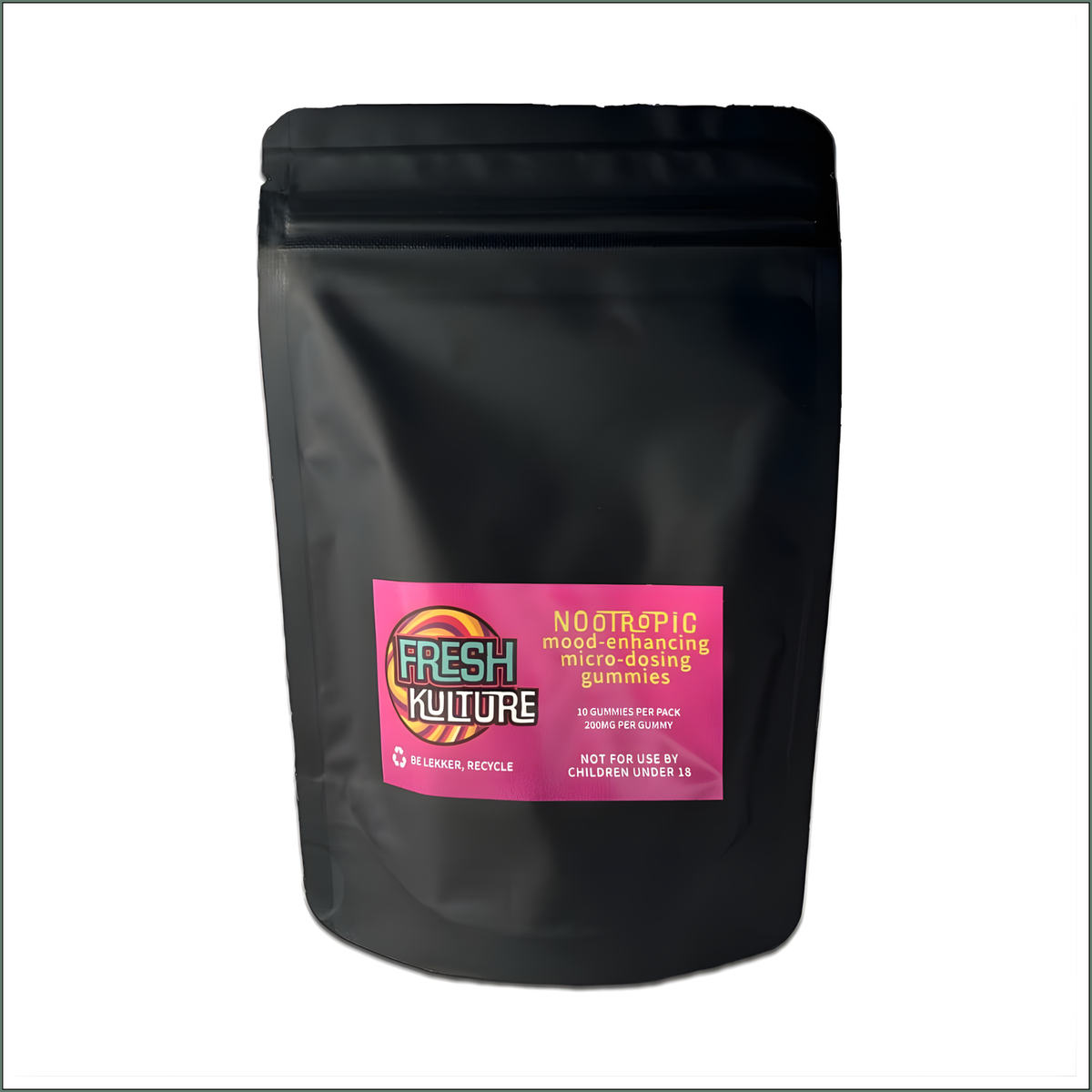Trippy Nootropic Microdosing Gummies 2000mg (10x200mg)