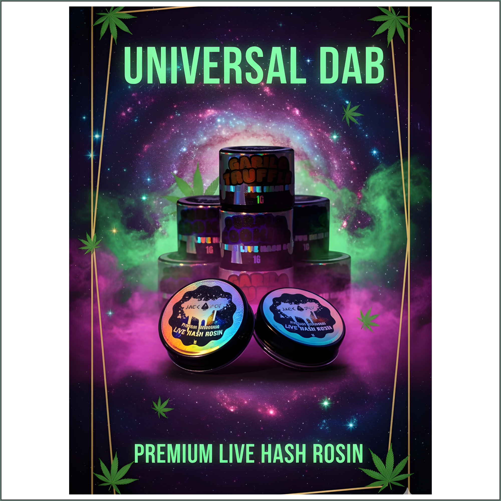 Live Hash Rosin 1g - Garlic Truffle (Hybrid)