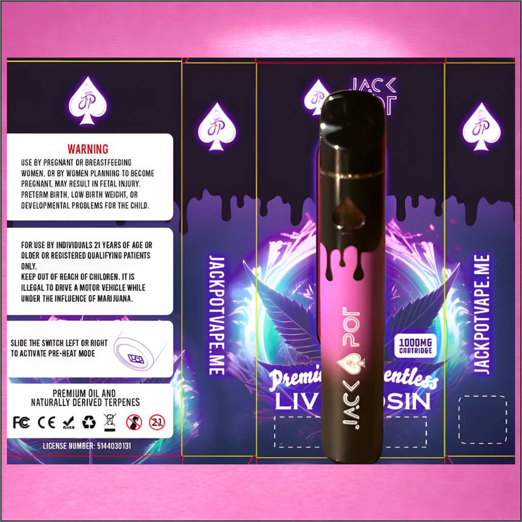Live Rosin Disposable Vapes 1ml - Purple Punch (Indica)