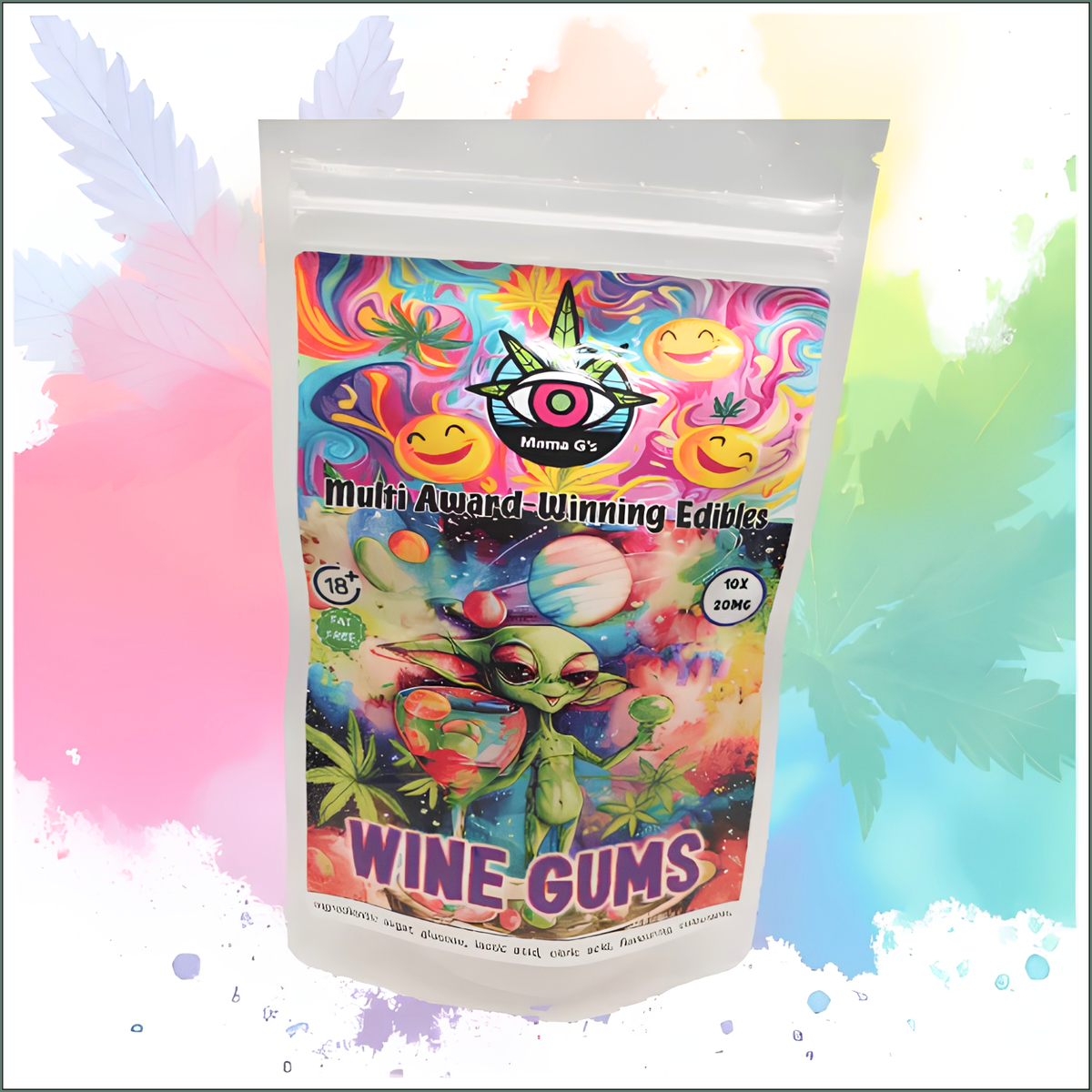 Gummies - Wine Gums 200mg (10x20mg)