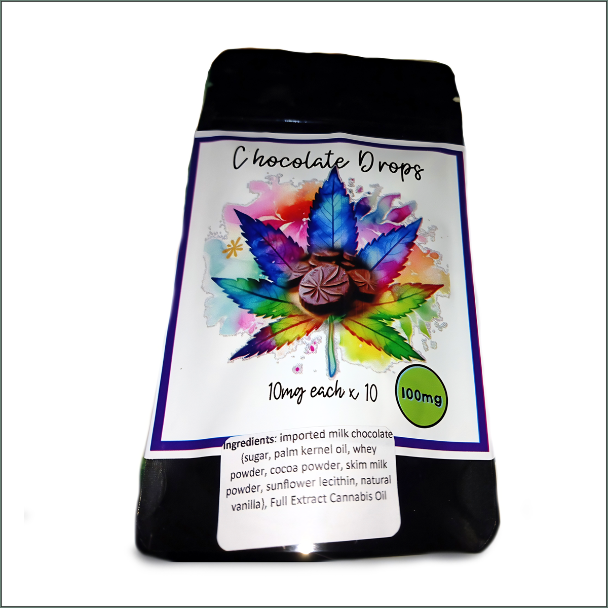 Chocolate Drops 100mg (10 Packs)