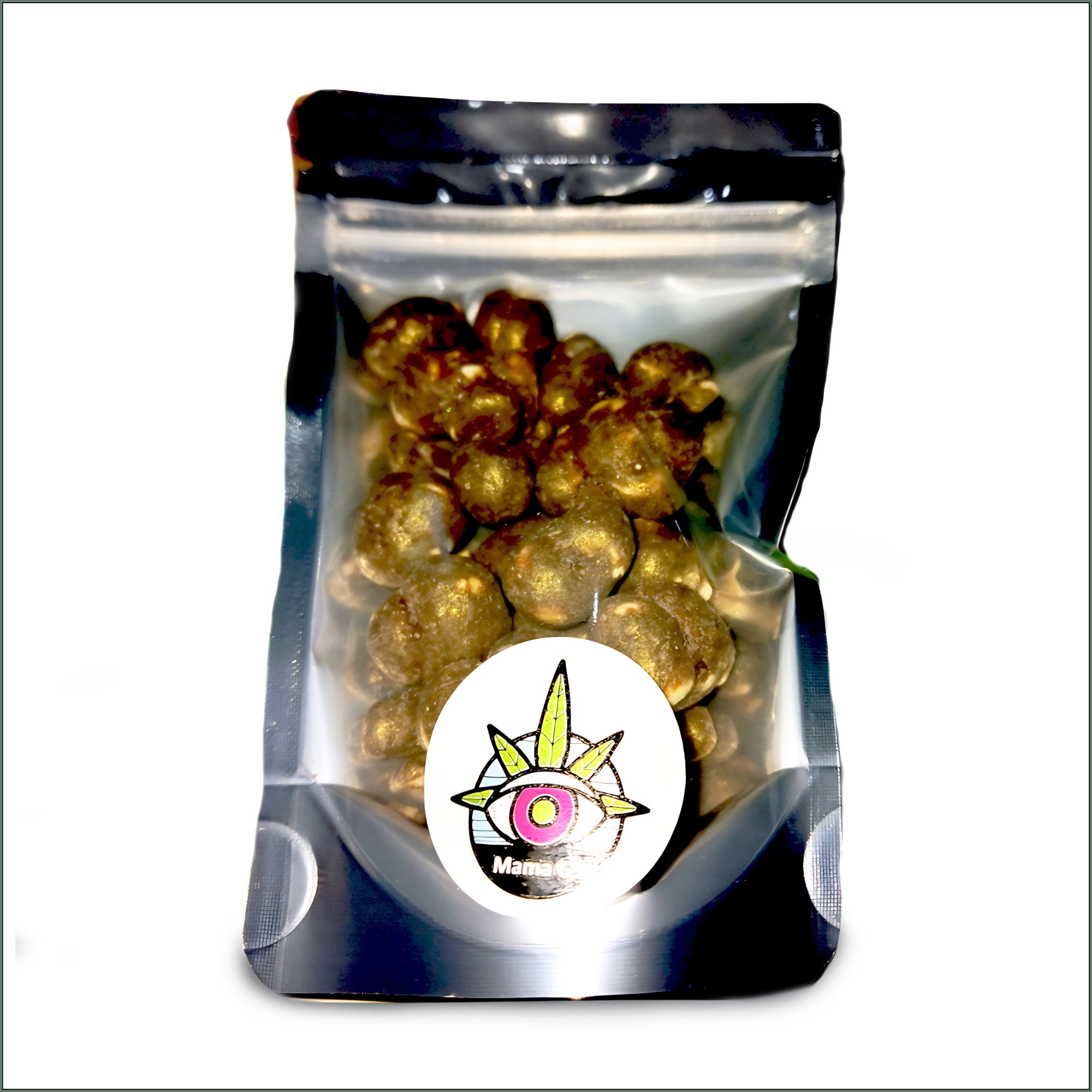Gold Nugget Chocolate Peanuts 100mg (10 Packs)