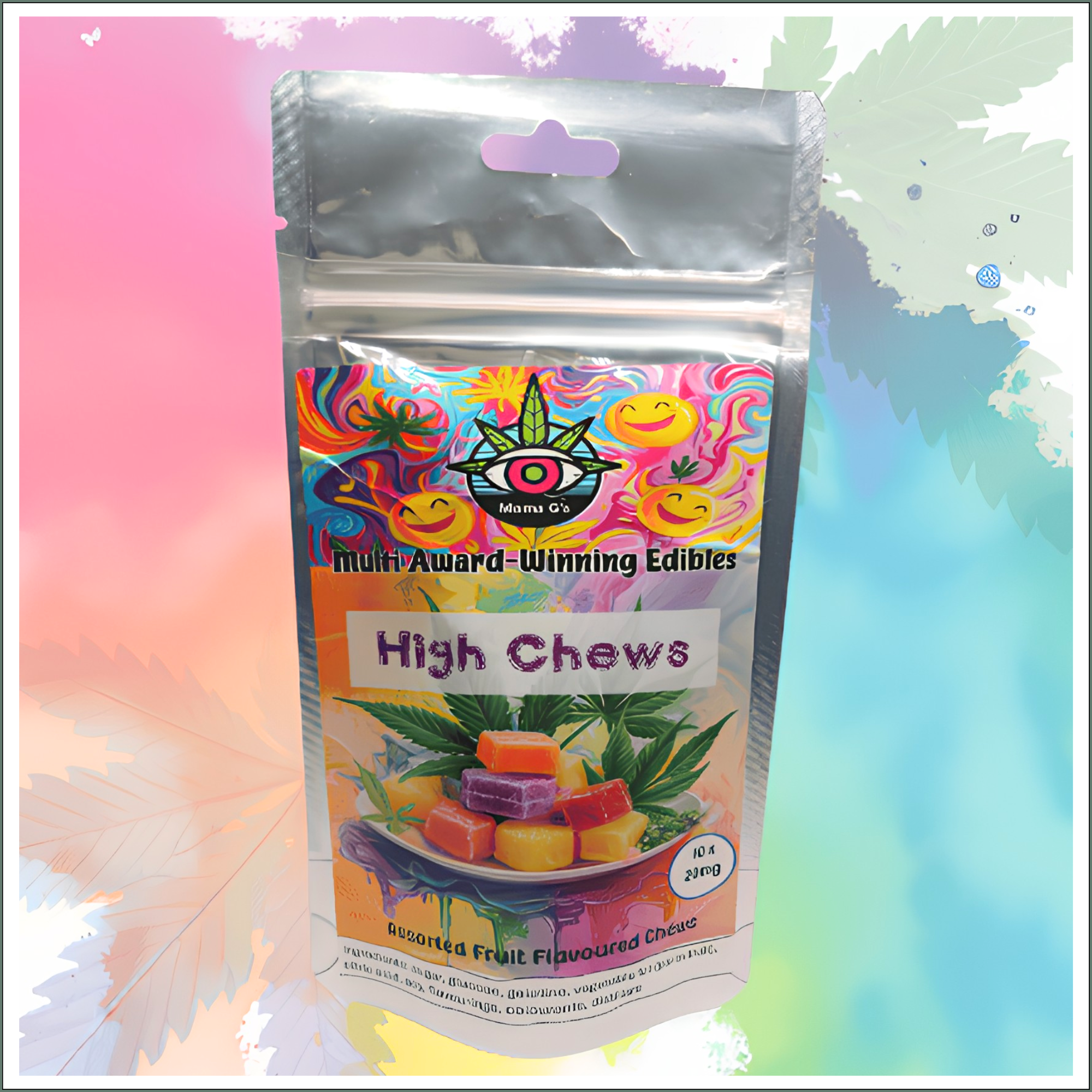 High Chews Fruit Flavoured Toffees 200mg (10x20mg)