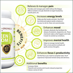 Raw Earth Organics Green Kratom 60's